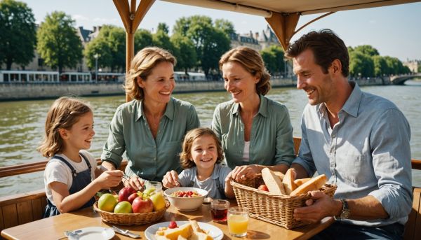 Déjeuner en famille sur la seine : une expérience à vivre